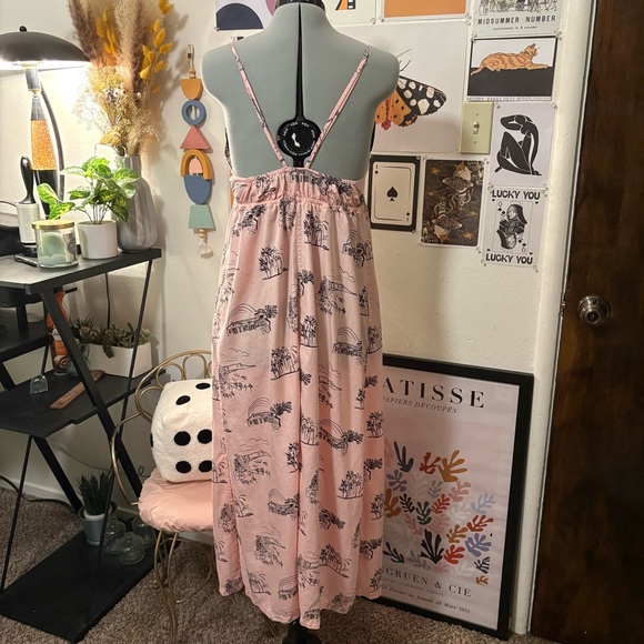 Patagonia Pink Coastal Sketch Dress Size S - Picture 12 of 12